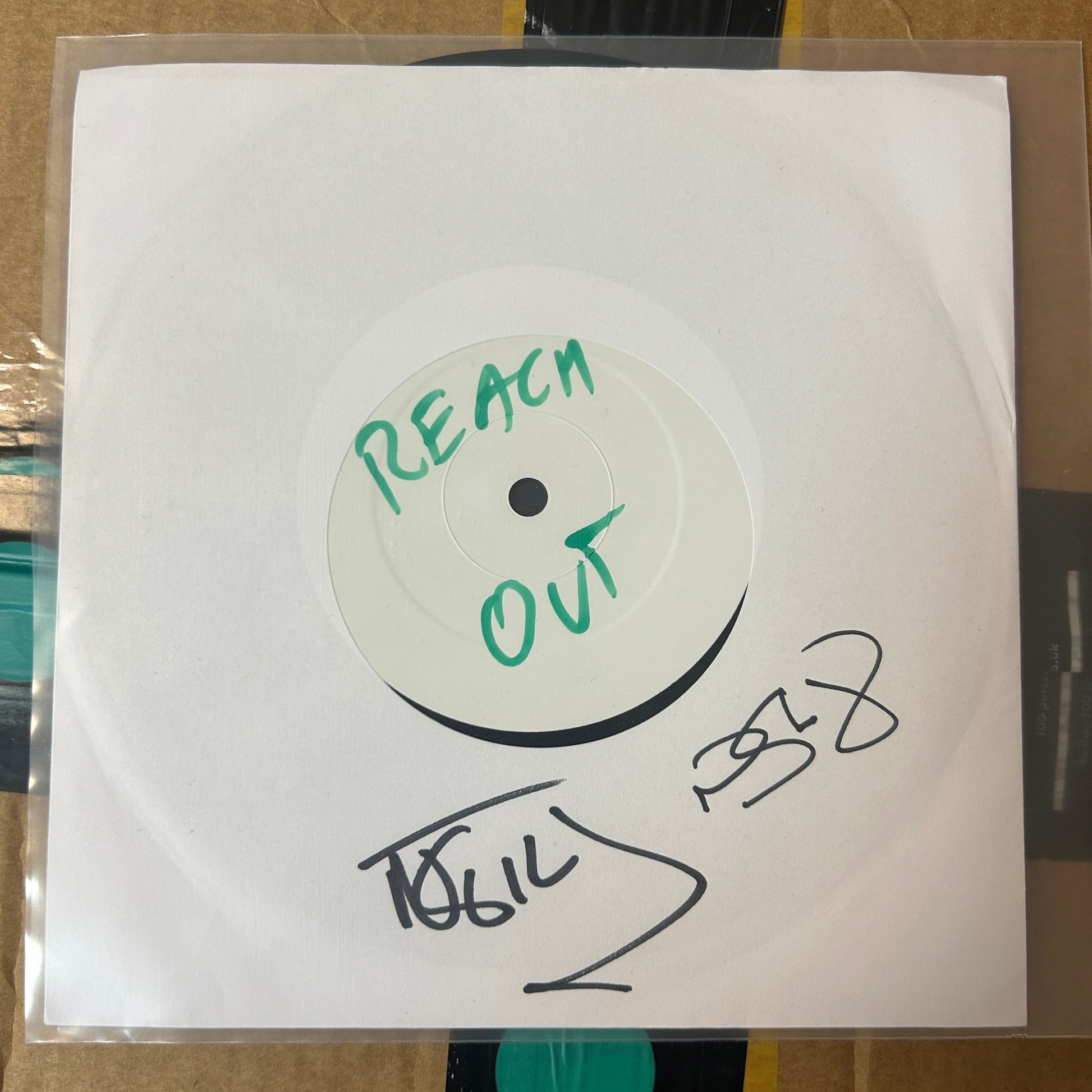 Test Pressing - Stone Foundation - Reach Out - 7" (Signed)
